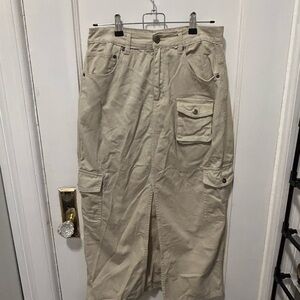 Aeropostale Tan Cargo Skirt Lightweight Utility